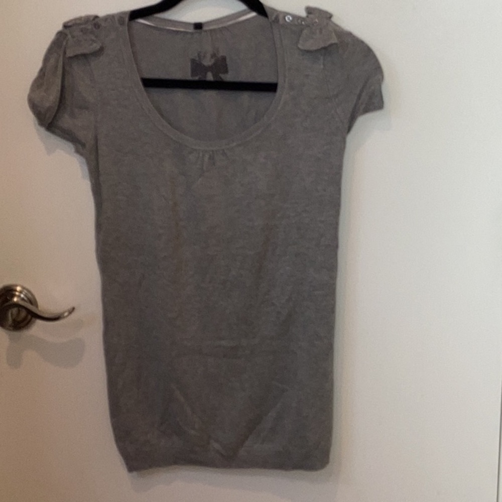 NAF NAF Gray Blouse